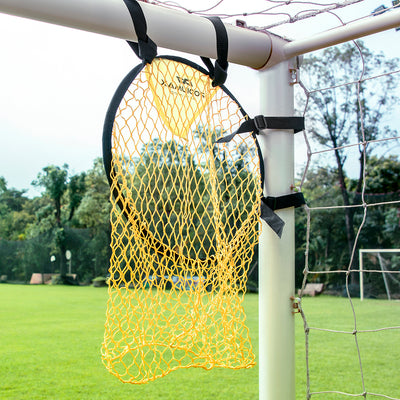 Top Bins Soccer Target Goal Enhance Kicking Accuracy with Outdoor Football Throwing Nets