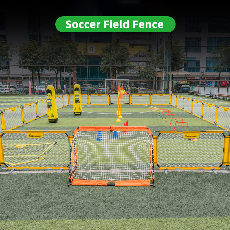 Portable Extendable Soccer Field Fence Kids' Safety Playpen Activity Centre - One-piece Barrier Net