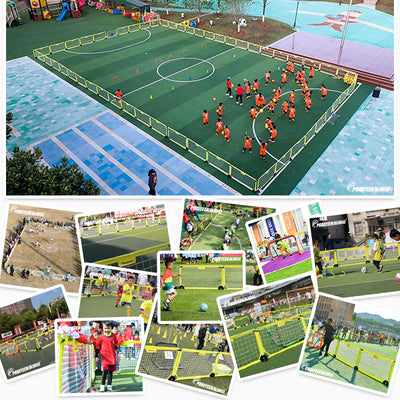 Portable Extendable Soccer Field Fence Kids' Safety Playpen Activity Centre - One-piece Barrier Net