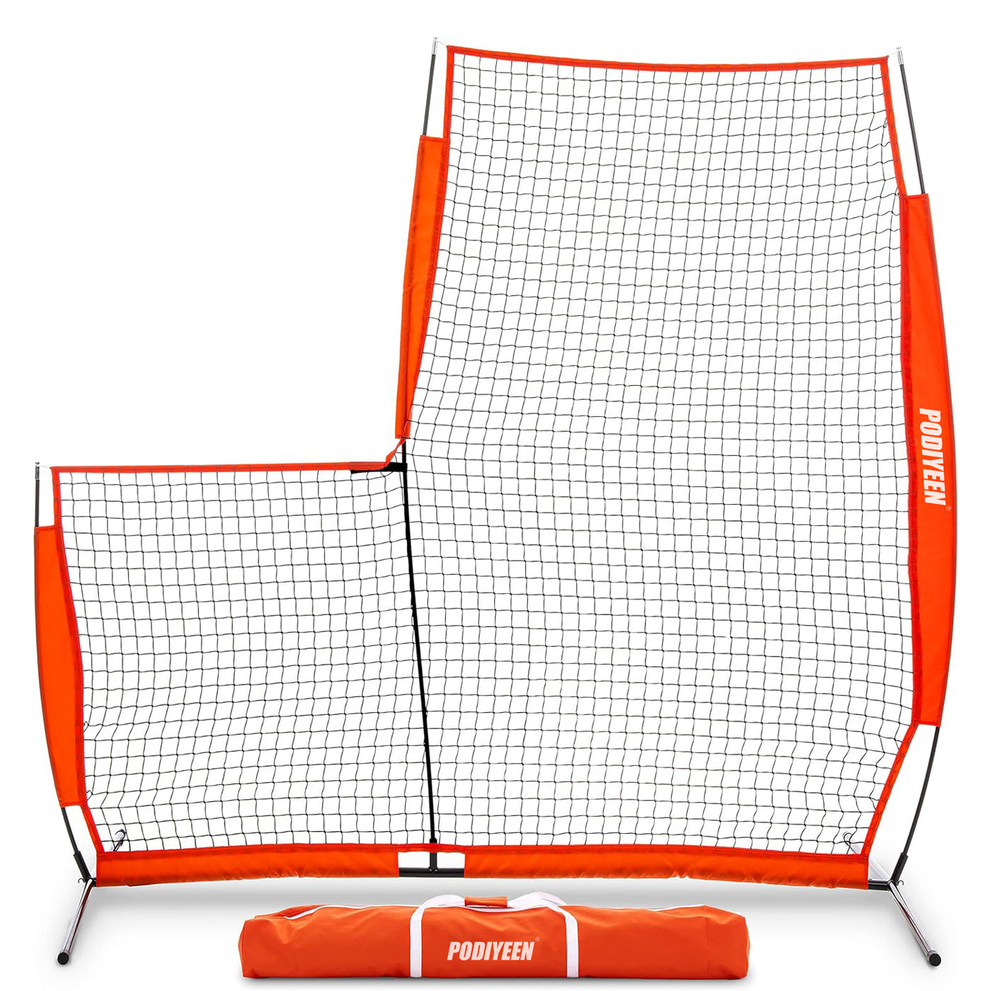 Heavy-Duty Baseball & Softball Pitching Screen L Screen or I Screen Design for Pitcher Safety and Training Protection Net