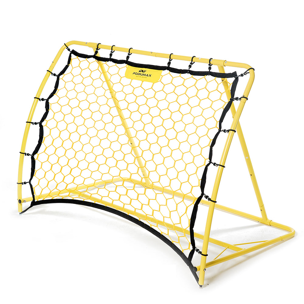 Enhance Training with the Portable Soccer Trainer Adjustable Rebounder Net for Team and Solo Practice