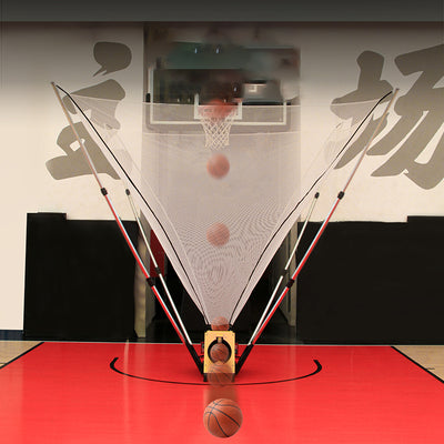 Smart Basketball Shooting Machine – Automatic Ball Feeder with Multiple Modes & 4–10M Serving Distance for Training Efficiency
