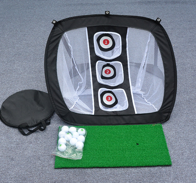 Golf Chipping Net with Golf Hitting Mat