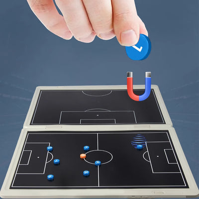 Portable Magnetic Coaching Board with Stand – Tactical Display Clipboard for Basketball & Soccer Training