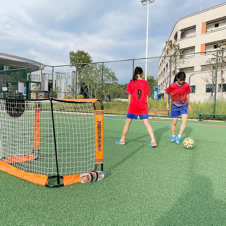 Portable Metal Folding Soccer Goal for Backyards: Youth Soccer Goal with Durable Steel Frame and Net