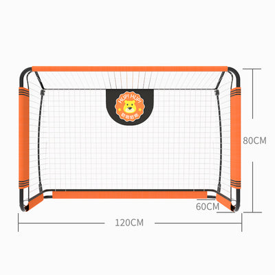 Portable Metal Folding Soccer Goal for Backyards: Youth Soccer Goal with Durable Steel Frame and Net