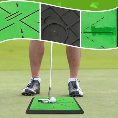 Golf Hitting Mat with Swing Path Feedback – Impact Trace Golf Training Aid