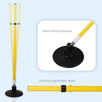 Adjustable Agility Training Poles – Speed & Coordination Equipment for Soccer, Football, Dog & Horse Training