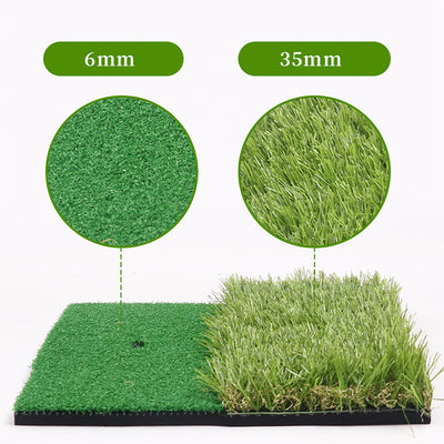 Premium Golf Hitting Mat with 10mm Foam & Non-Slip Rubber Backing – Durable Practice Mat for Indoor & Outdoor Training