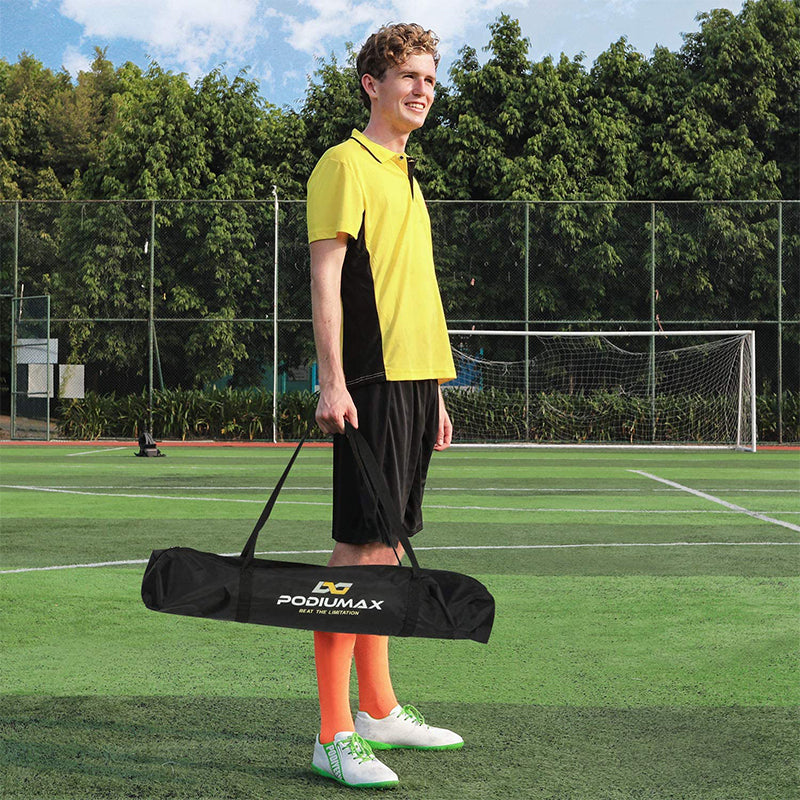 8x8ft Football Trainer Throwing Net Improve QB Accuracy with 5 Target Pockets