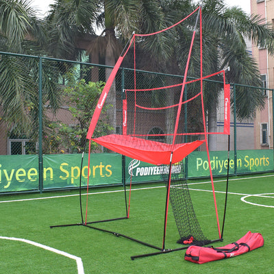 Volleyball Practice Net Station Great for Hitting and Serving Drills Perfect for Team or Solo Training