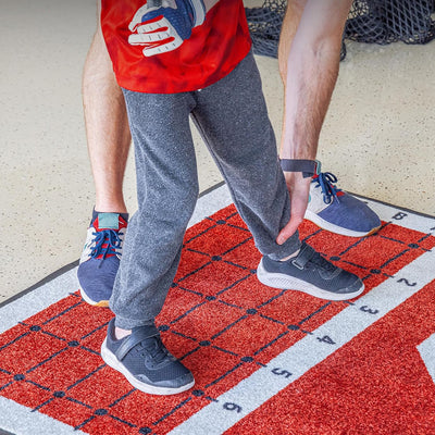 Durable Baseball & Softball Hitting Mat with Non-Slip Rubber Backing – Training Mat for Batting Practice & Swing Footwork
