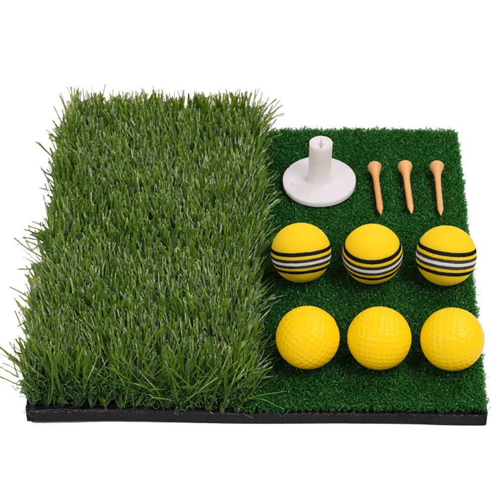 Premium Golf Hitting Mat with 10mm Foam & Non-Slip Rubber Backing – Durable Practice Mat for Indoor & Outdoor Training