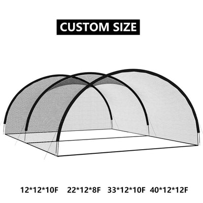 Portable Baseball and Softball Batting Cages for Backyard Durable Baseball Batting Cage Net Easy Setup Batting Practice Cage