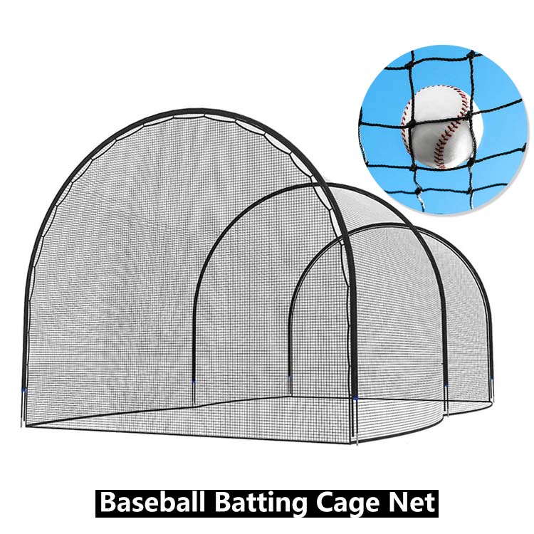 Portable Baseball and Softball Batting Cages for Backyard Durable Baseball Batting Cage Net Easy Setup Batting Practice Cage