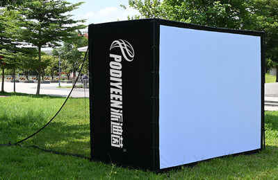 Golf Simulator Enclosure Net with Frame Complete Indoor Practice Cage Available in 10x8 ft