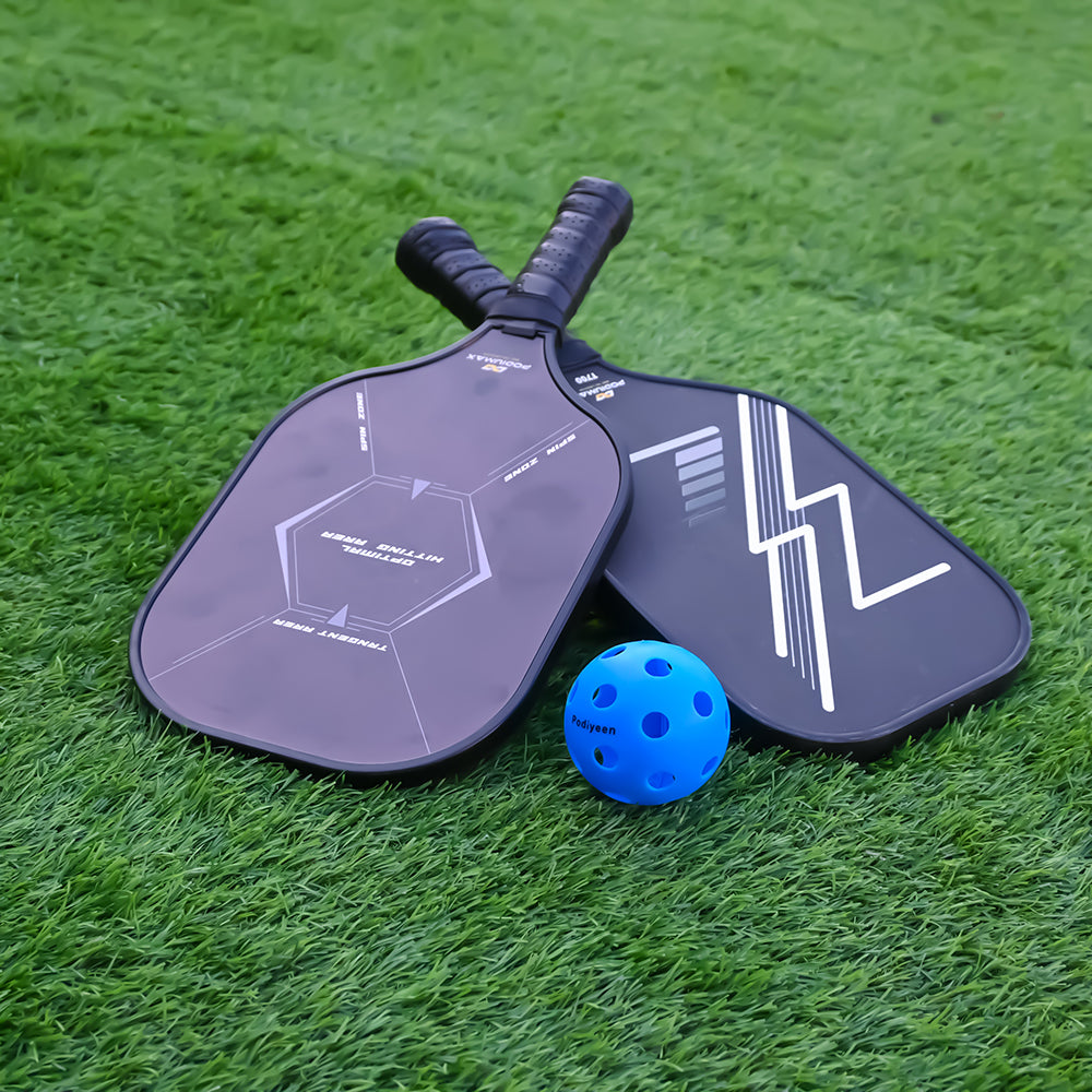 Lightweight Carbon Fiber Pickleball Paddles Durable Surface Comfortable Grip High-Performance Design for Indoor & Outdoor Play