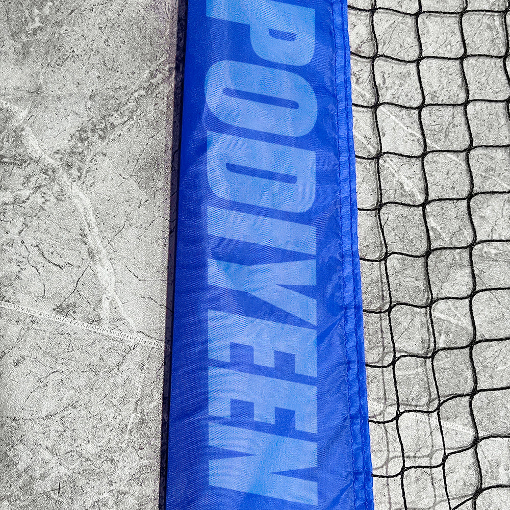 Portable 4-Way Volleyball Net Set 3 Adjustable Heights, 14FT Net with Volleyball, Pump, Hammer & Carry Bag for Outdoor