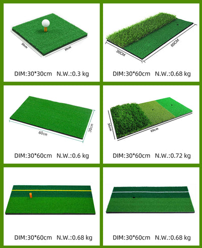 Premium Golf Hitting Mat with 10mm Foam & Non-Slip Rubber Backing – Durable Practice Mat for Indoor & Outdoor Training