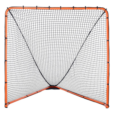 Portable 6x6ft Lacrosse Goal with Steel Frame & Carry Bag Easy Setup Backyard Training Net for Youth & Adults