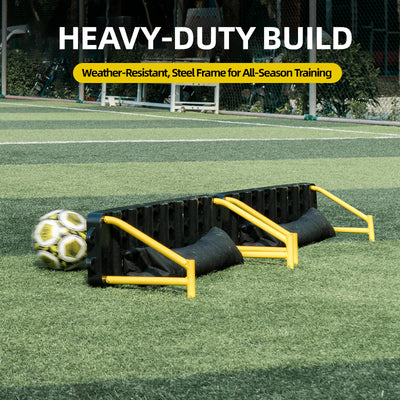 4-in-1 Dual-Surface Soccer Rebound Board – Adjustable Angle Football Training Equipment for Passing, Control & Reaction Practice