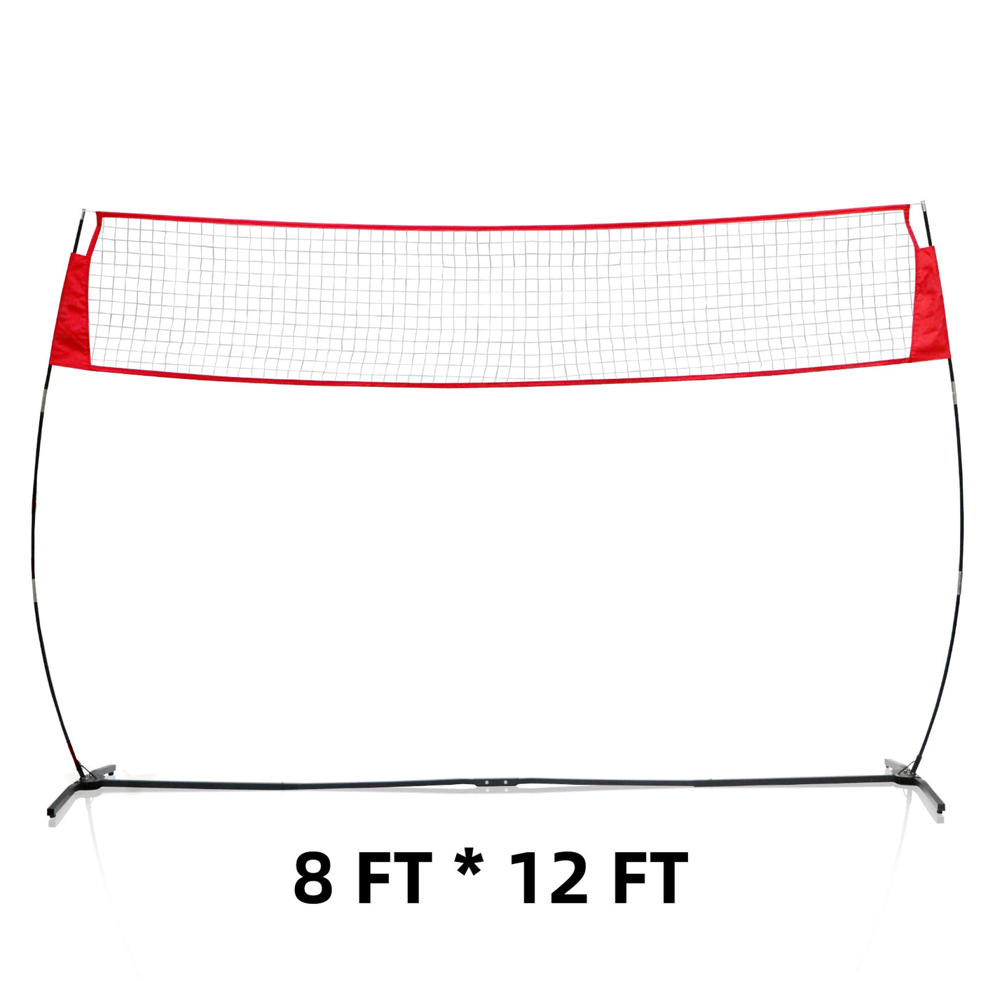 Professional Durable Fiberglass Poles for Volleyball Training Net System Quick Setup for Backyard or Beach Use