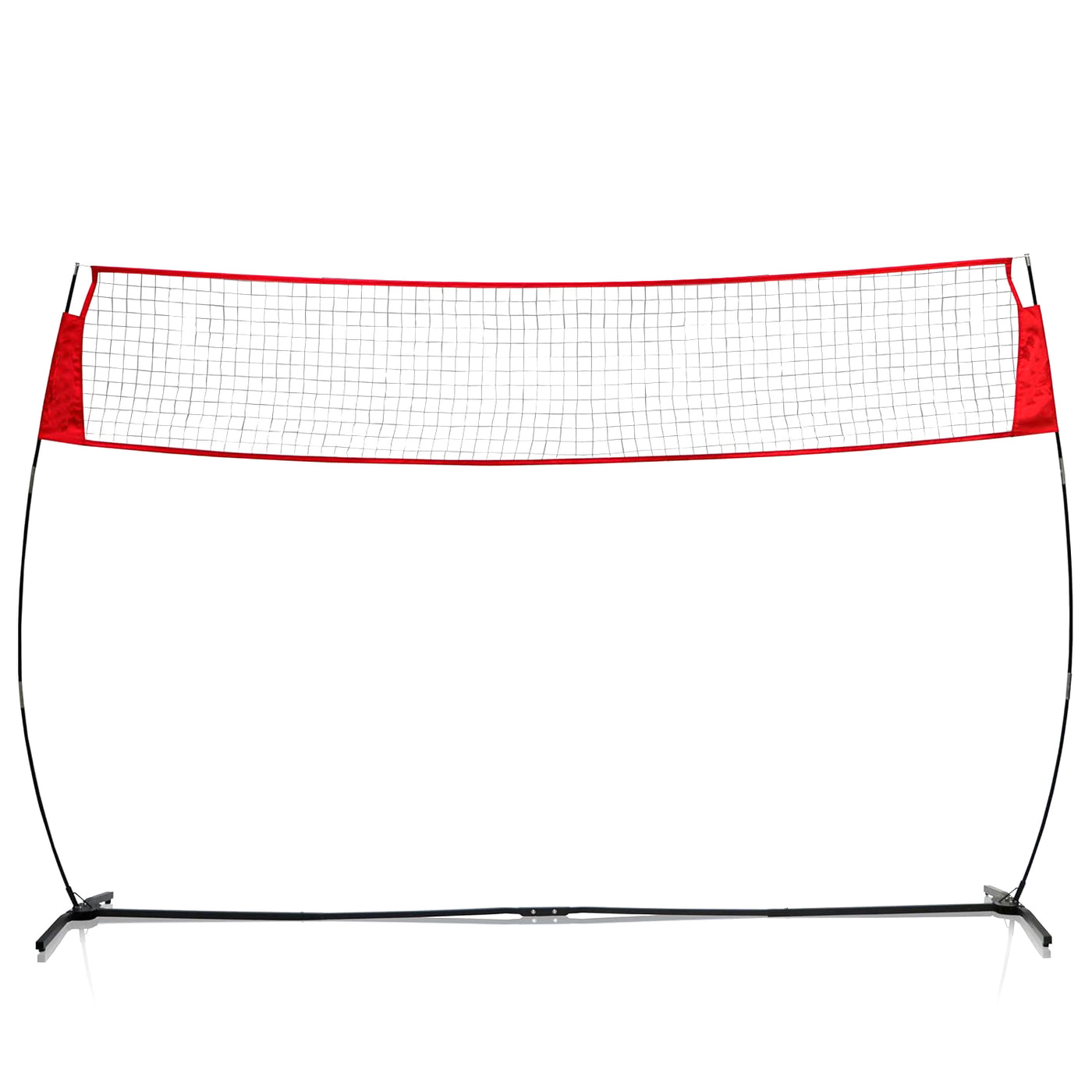 Portable Volleyball Training Net Indoor & Outdoor Polyester Net for Volleyball & Badminton Practice or Match