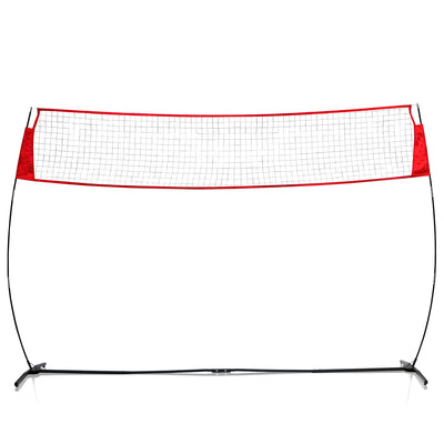 Portable Volleyball Training Net Indoor & Outdoor Polyester Net for Volleyball & Badminton Practice or Match