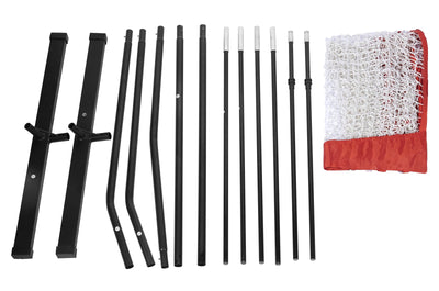 Professional Durable Fiberglass Poles for Volleyball Training Net System Quick Setup for Backyard or Beach Use
